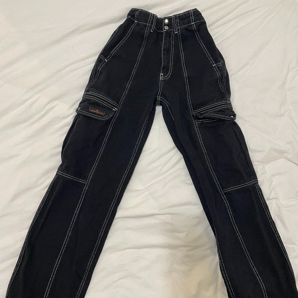 BDG urban outfitters relaxed skater high waisted cargo pants